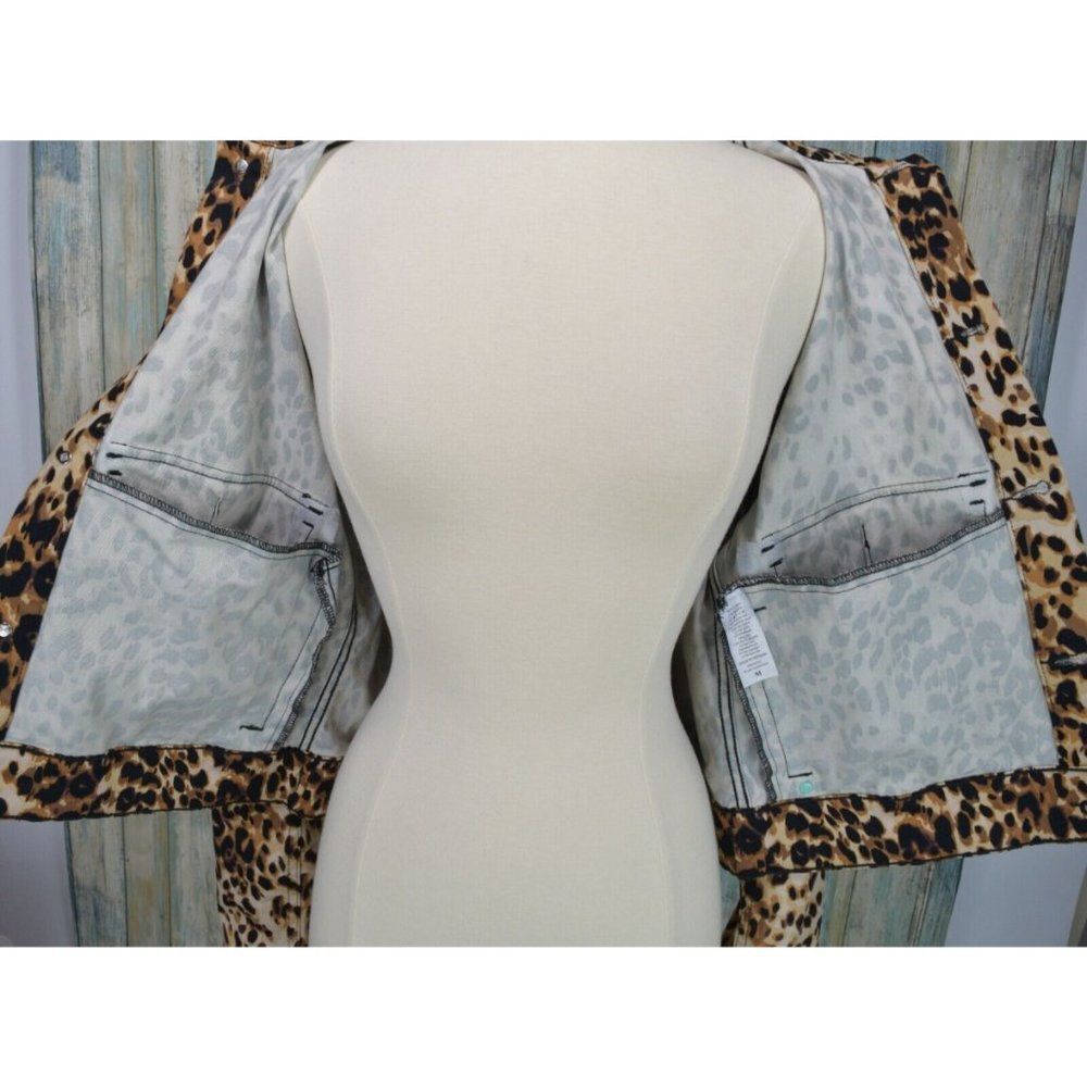 Lularoe Kenny Leopard Print Jacket Size M Simply Comfortable Blazer - Picture 3 of 10